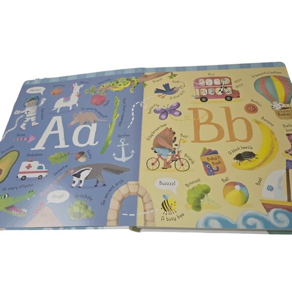 The Usburne Big Book of ABC Colorful Hard Back Pre K Home School Educational - Picture 2 of 10